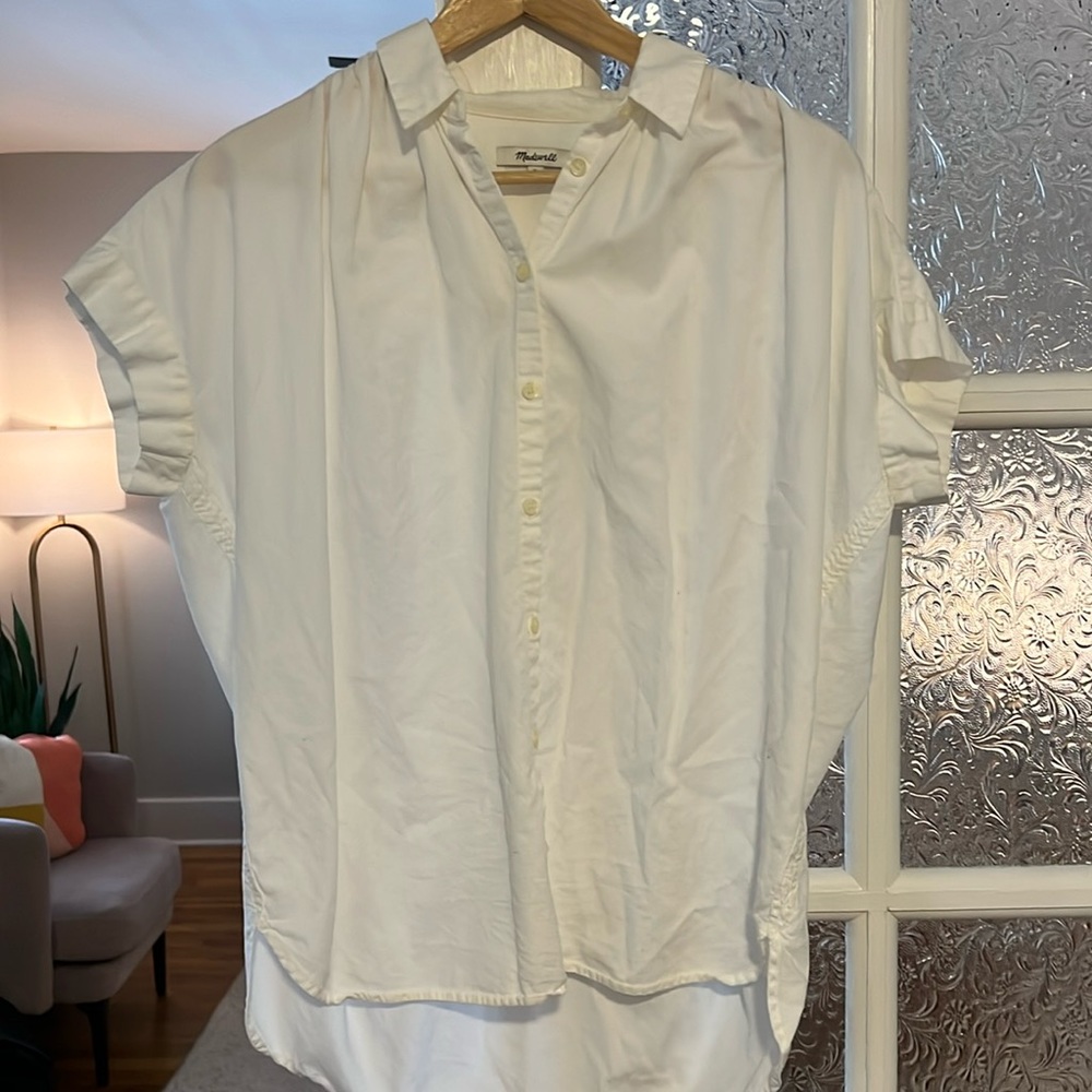Madewell Drapey Button Up Top
